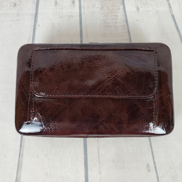 Retro Wallet Clutch Embellished Western Brown - Picture 13 of 14